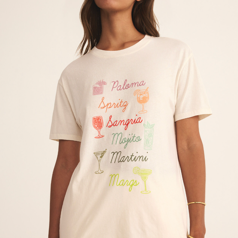Cocktails Boyfriend Tee