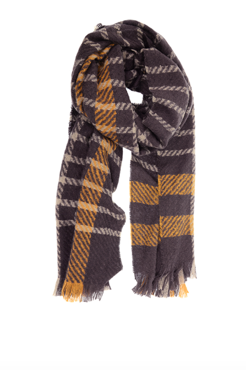 Scarf with Windowpane