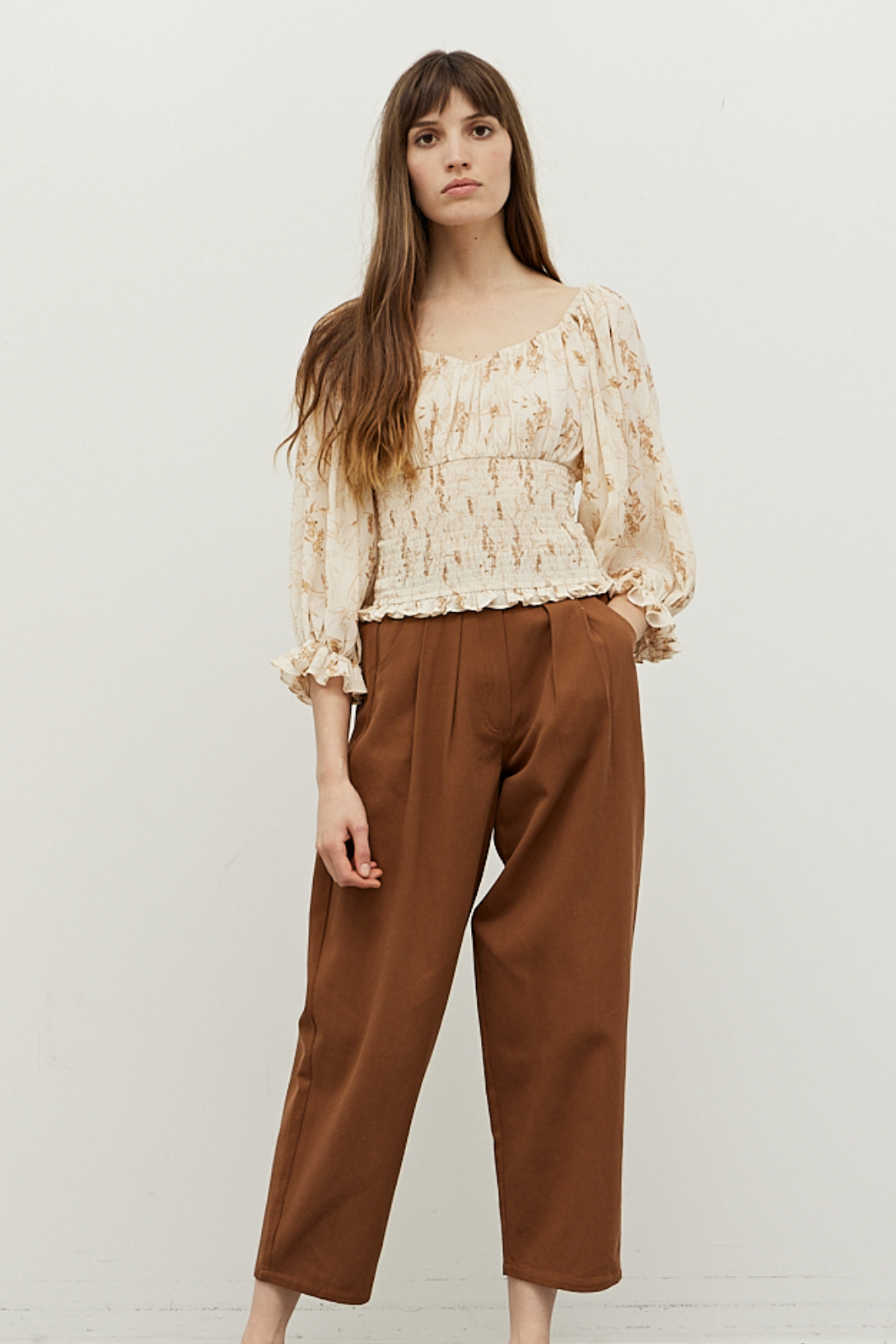 Cotton Twill Slight Taper Pant