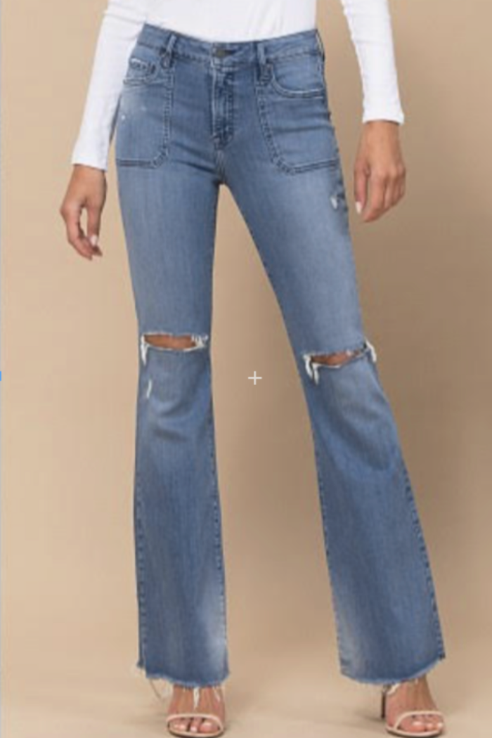 Distressed Flared Jeans – gadogadoellicottville