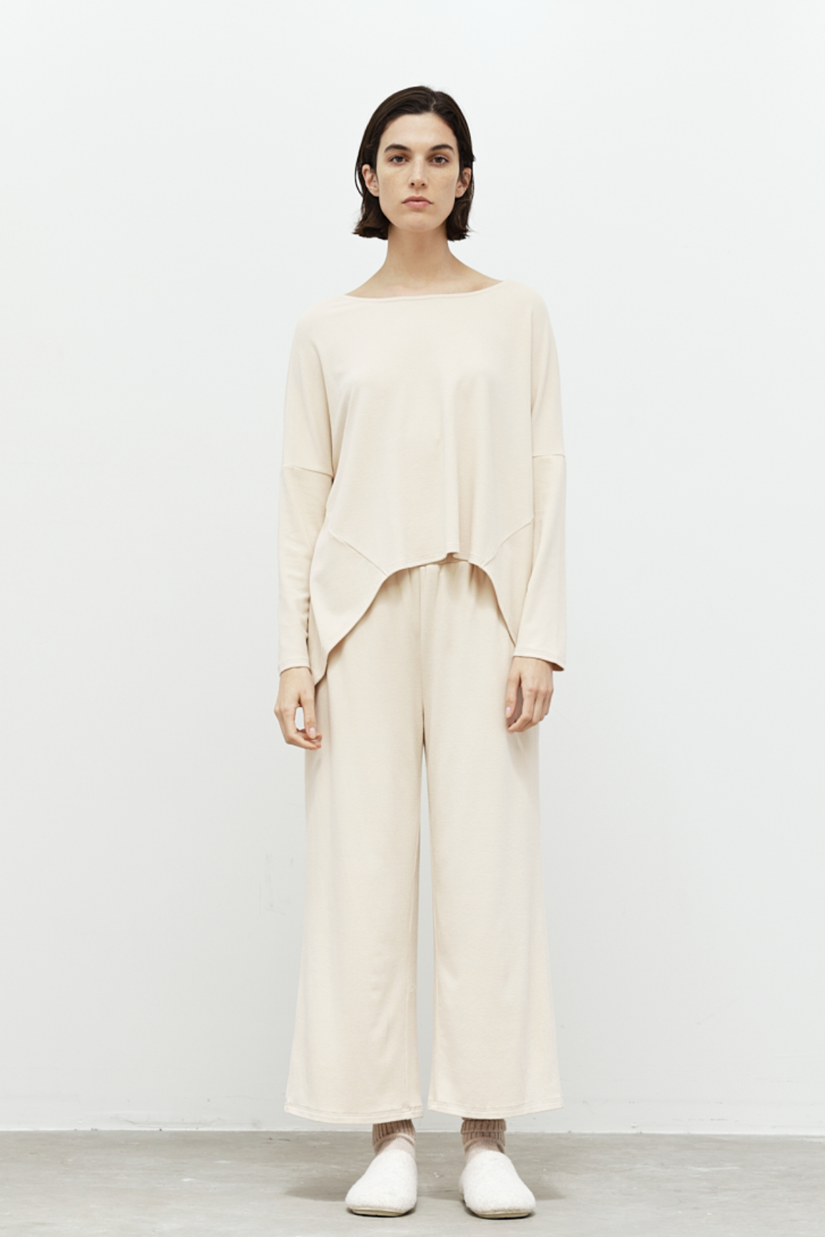 Brushed Angle Pullover