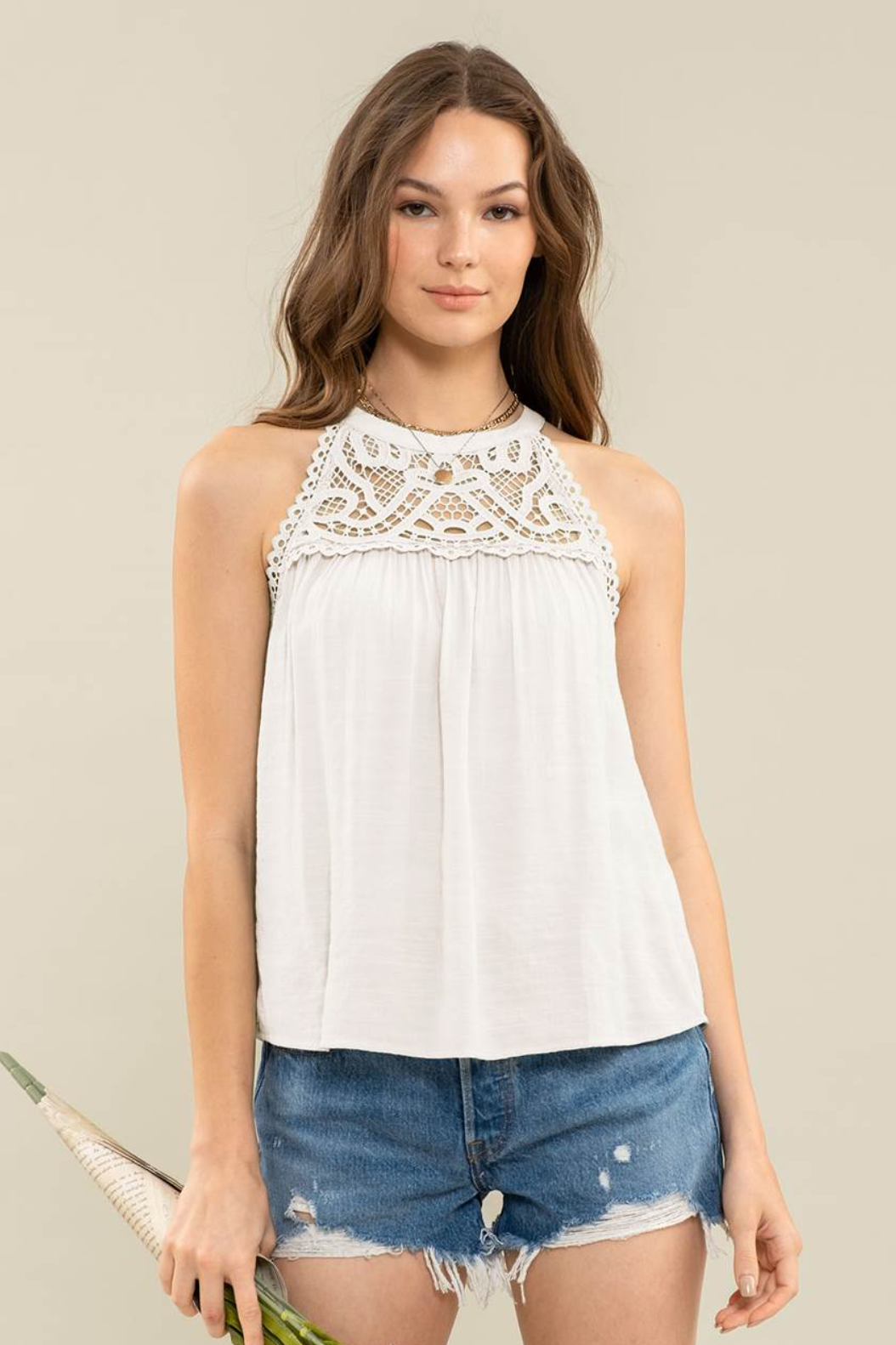 High Neck Loose Fit Tank
