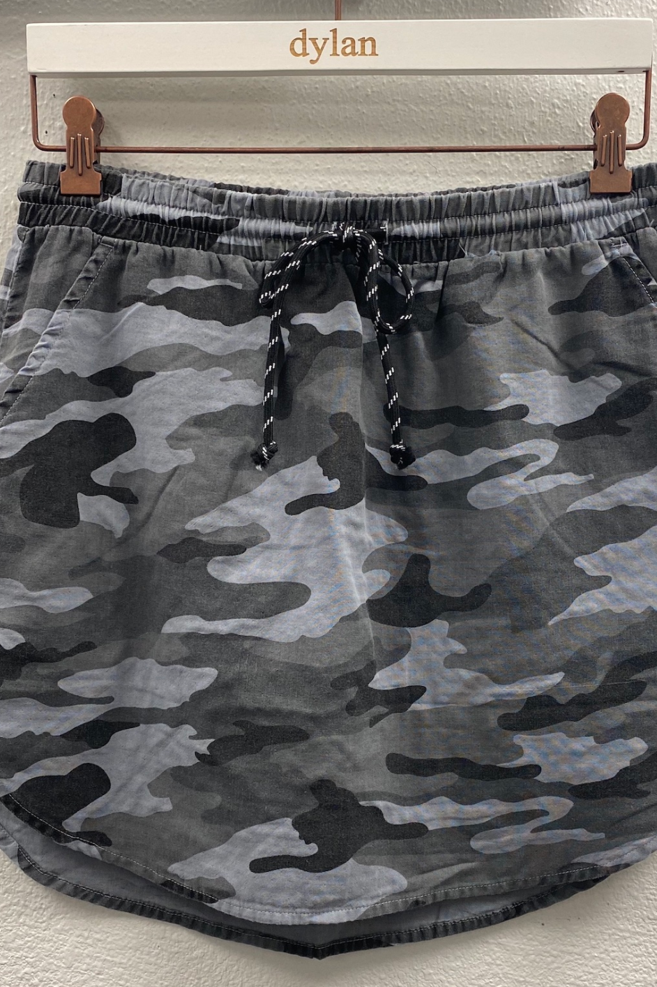 Camo Weekend Drawstring Skirt