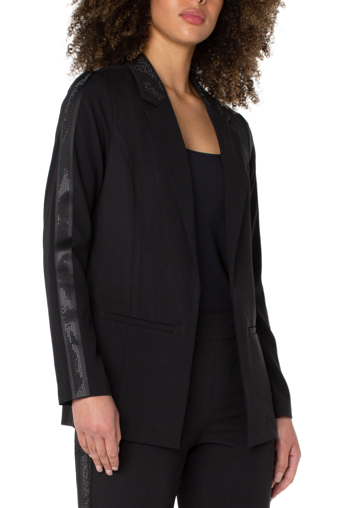 Boyfriend Blazer w/ Embellishment