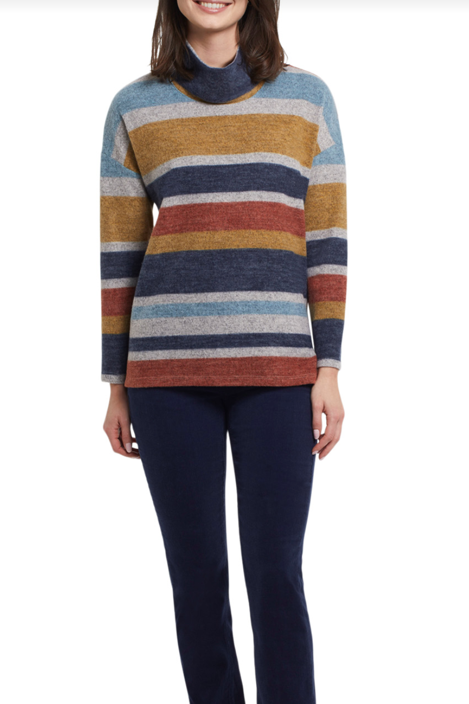 Long Sleeve Cowl Neck Top