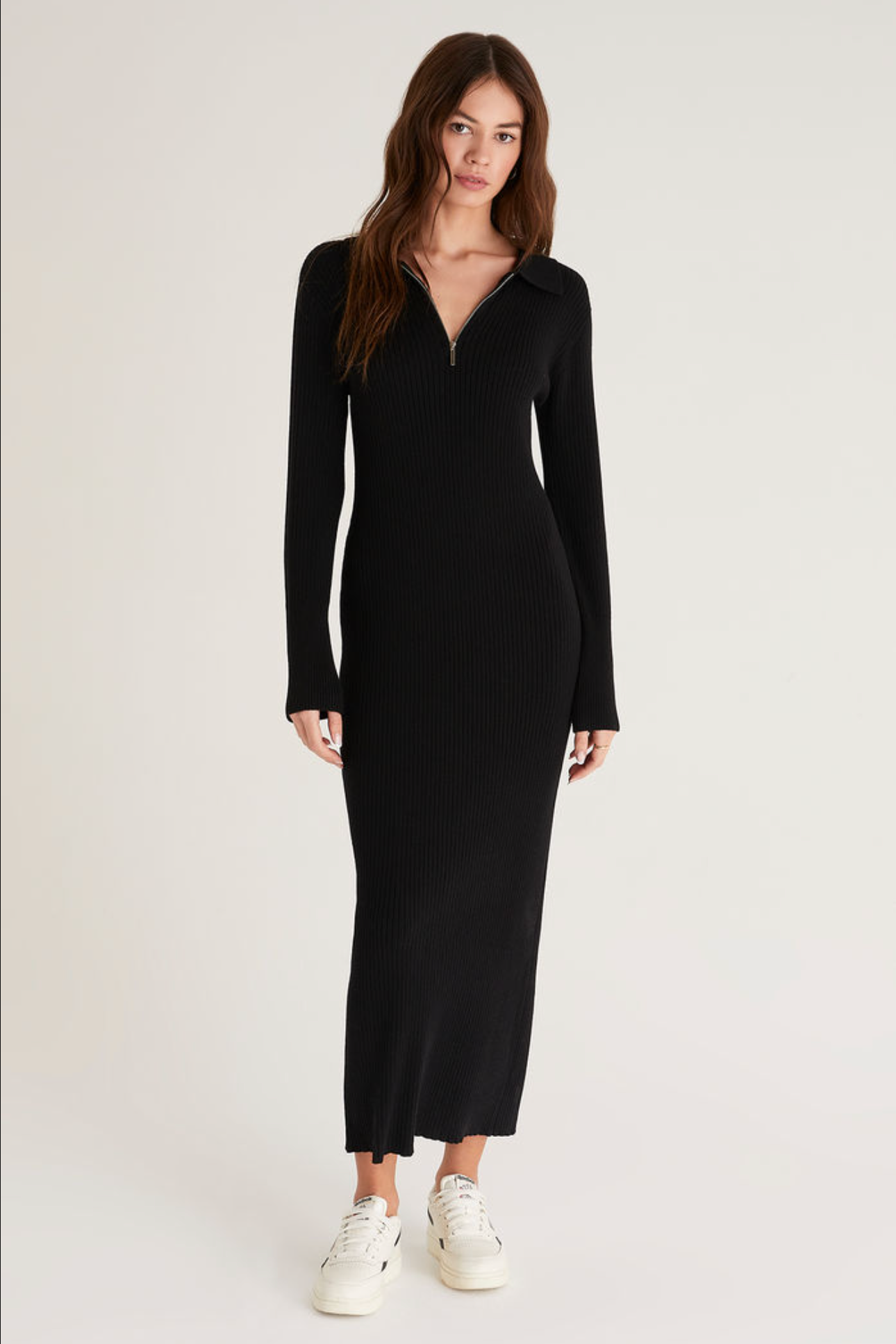 Runaway Zip Henley Dress