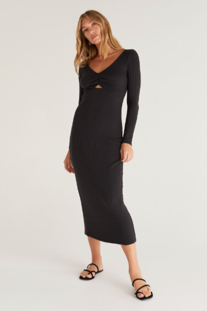 Orla Rib Midi Dress