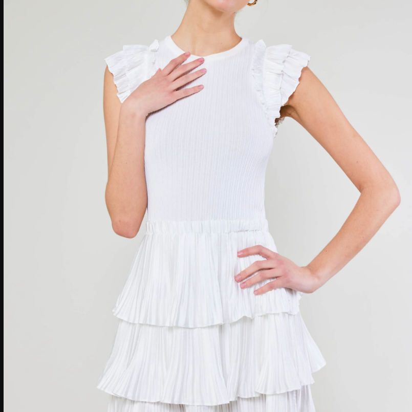 Pleated Skirt Sweater Dress – gadogadoellicottville Pleated Skirt Sweater Dress – gadogadoellicottville