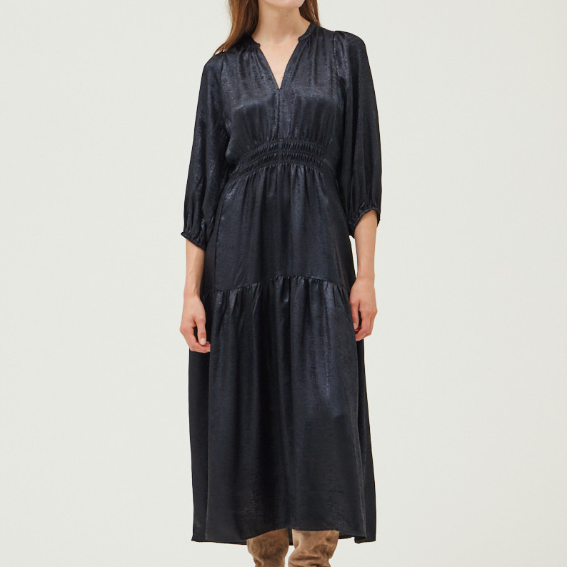 3/4 Sleeves Holiday Midi Dress gadogadoellicottville 3/4 Sleeves Holiday Midi Dress gadogadoellicottville