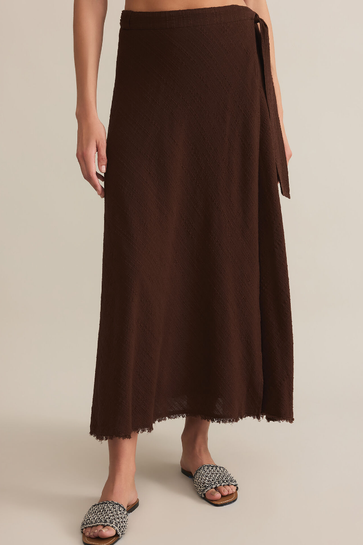 Salerno Wrap Midi Skirt