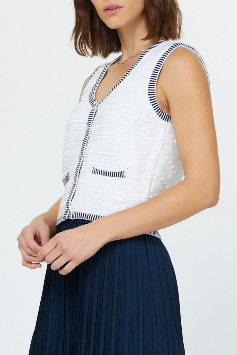 Button Down Sleeveless Vest